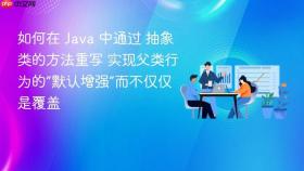 如何在 java 中通过 抽象类的方法重写 实现父类行为的“默认增强”而不仅仅是覆盖