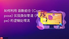 如何利用 函数组合 (compose) 实现类似管道 (pipe) 的逻辑处理流