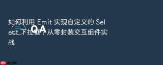 如何利用 emit 实现自定义的 select 下拉框?从零封装交互组件实战