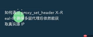 如何通过 proxy_set_header x-real-ip 确保多层代理后依然能获取真实源 ip