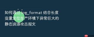 如何通过 log_format 结合长度变量定位生产环境下异常巨大的静态资源攻击报文