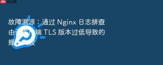 故障溯源:通过 nginx 日志排查由于客户端 tls 版本过低导致的握手失败
