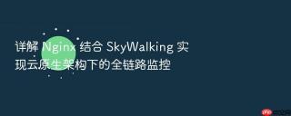 详解 nginx 结合 skywalking 实现云原生架构下的全链路监控