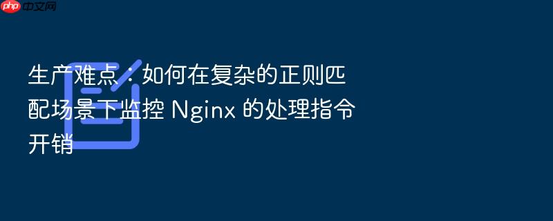 生产难点:如何在复杂的正则匹配场景下监控 nginx 的处理指令开销