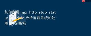 如何利用 ngx_http_stub_status_module 分析当前系统的处理 qps 指标