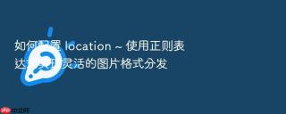 如何配置 location ~ 使用正则表达式实现灵活的图片格式分发