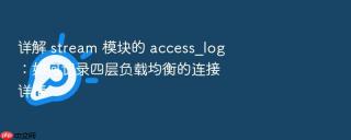 详解 stream 模块的 access_log：如何记录四层负载均衡的连接详情