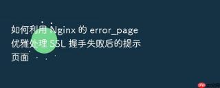 如何利用 nginx 的 error_page 优雅处理 ssl 握手失败后的提示页面