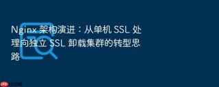 nginx 架构演进：从单机 ssl 处理向独立 ssl 卸载集群的转型思路