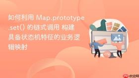 如何利用 map.prototype.set() 的链式调用 构建具备状态机特征的业务逻辑映射