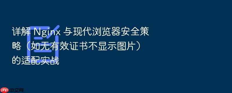 详解 nginx 与现代浏览器安全策略(如无有效证书不显示图片)的适配实战