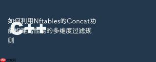 如何利用nftables的concat功能构建高性能的多维度过滤规则