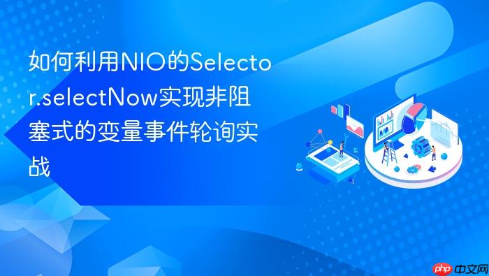 如何利用nio的selector.selectnow实现非阻塞式的变量事件轮询实战