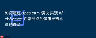 如何通过 upstream 模块 实现 WebSocket 后端节点的健康检查与自动剔除