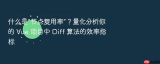 什么是“节点复用率”？量化分析你的 vue 项目中 diff 算法的效率指标