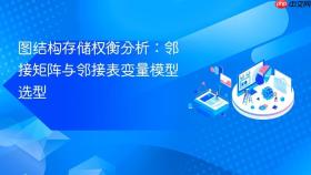 图结构存储权衡分析:邻接矩阵与邻接表变量模型选型