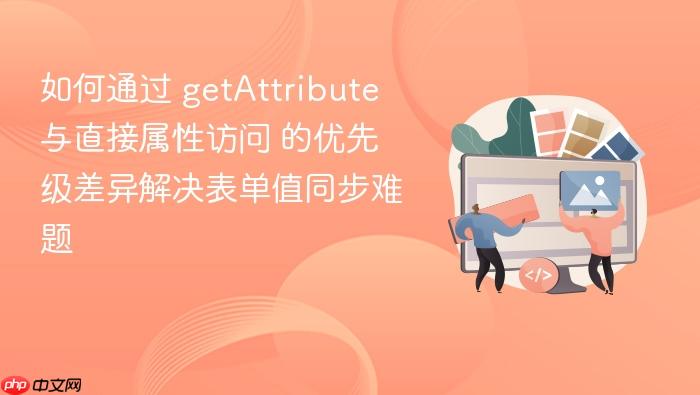 如何通过 getattribute 与直接属性访问 的优先级差异解决表单值同步难题