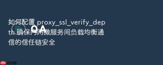 如何配置 proxy_ssl_verify_depth 确保内网微服务间负载均衡通信的信任链安全