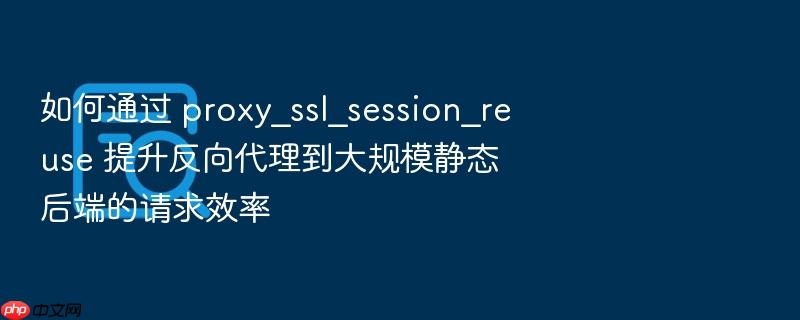如何通过 proxy_ssl_session_reuse 提升反向代理到大规模静态后端的请求效率