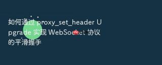 如何通过 proxy_set_header upgrade 实现 websocket 协议的平滑握手