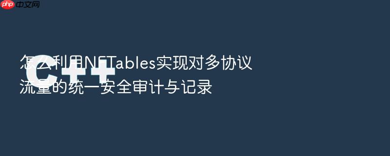 怎么利用nftables实现对多协议流量的统一安全审计与记录