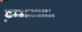 针对关键核心资产如何实现基于位置坐标偏移量的SSH异常登录阻断