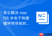 怎么解决 macOS 中由于快捷键冲突导致的输入法无法切换