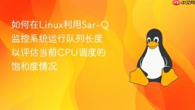 如何在linux利用sar-q监控系统运行队列长度以评估当前cpu调度的饱和度情况