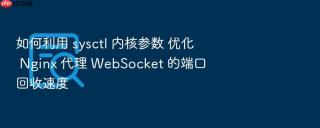 如何利用 sysctl 内核参数 优化 nginx 代理 websocket 的端口回收速度
