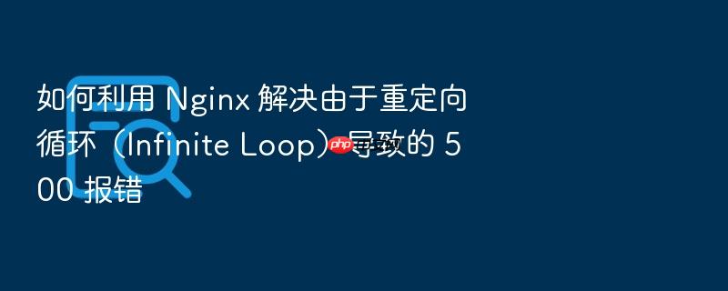 如何利用 nginx 解决由于重定向循环(infinite loop)导致的 500 报错