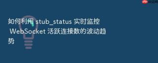 如何利用 stub_status 实时监控 websocket 活跃连接数的波动趋势