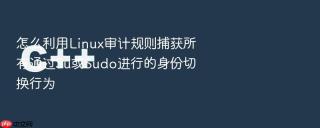 怎么利用Linux审计规则捕获所有通过Su或Sudo进行的身份切换行为
