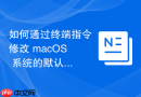 如何通过终端指令修改 macOS 系统的默认磁盘图标与卷宗显示名称