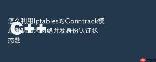 怎么利用Iptables的Conntrack模块限制最大网络并发身份认证状态数
