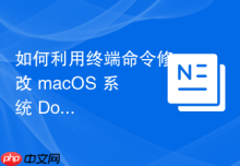 如何利用终端命令修改 macOS 系统 Dock 栏单边对齐隐藏技巧
