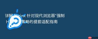 详解 nginx 针对现代浏览器“强制 https”策略的提前适配指南