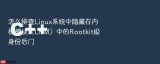 怎么排查Linux系统中隐藏在内核模块（LKM）中的Rootkit级身份后门