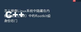 怎么排查linux系统中隐藏在内核模块（lkm）中的rootkit级身份后门