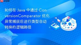 如何在 java 中通过 conversioncomparator 优化异常捕获后进行类型自动转换的逻辑路径