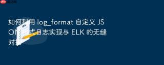 如何利用 log_format 自定义 json 格式日志实现与 elk 的无缝对接