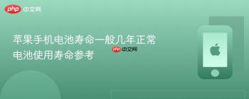 苹果手机电池寿命一般几年正常 电池使用寿命参考