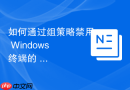 如何通过组策略禁用 Windows 终端的 IPv6 协议以规避内网连接报错