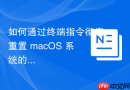 如何通过终端指令彻底重置 macOS 系统的 Launchpad 图标排列布局
