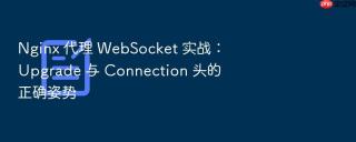 nginx 代理 websocket 实战：upgrade 与 connection 头的正确姿势