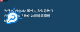 为什么 vnode 属性过多会导致打包体积增大?教你如何精简模板结构