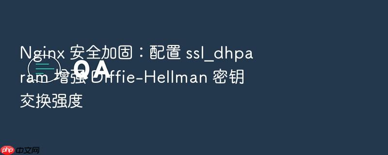 nginx 安全加固:配置 ssl_dhparam 增强 diffie-hellman 密钥交换强度