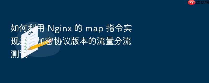 如何利用 nginx 的 map 指令实现基于加密协议版本的流量分流测试