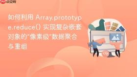 如何利用 array.prototype.reduce() 实现复杂嵌套对象的“像素级”数据聚合与重组