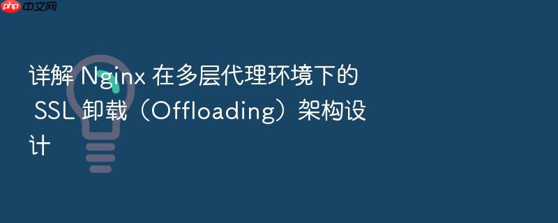 详解 nginx 在多层代理环境下的 ssl 卸载(offloading)架构设计