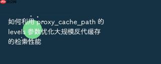 如何利用 proxy_cache_path 的 levels 参数优化大规模反代缓存的检索性能